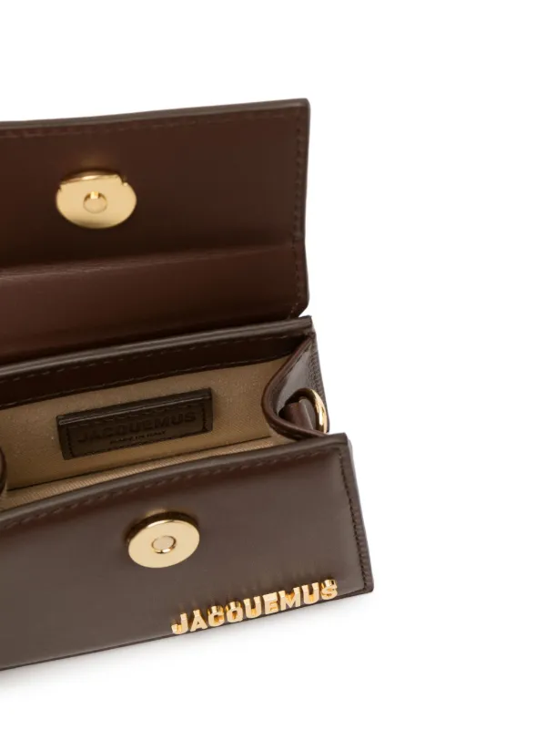 JACQUEMUS ブラウン レザーハンドバッグ JACQUEMUS ブラウン レザーハンドバッグ