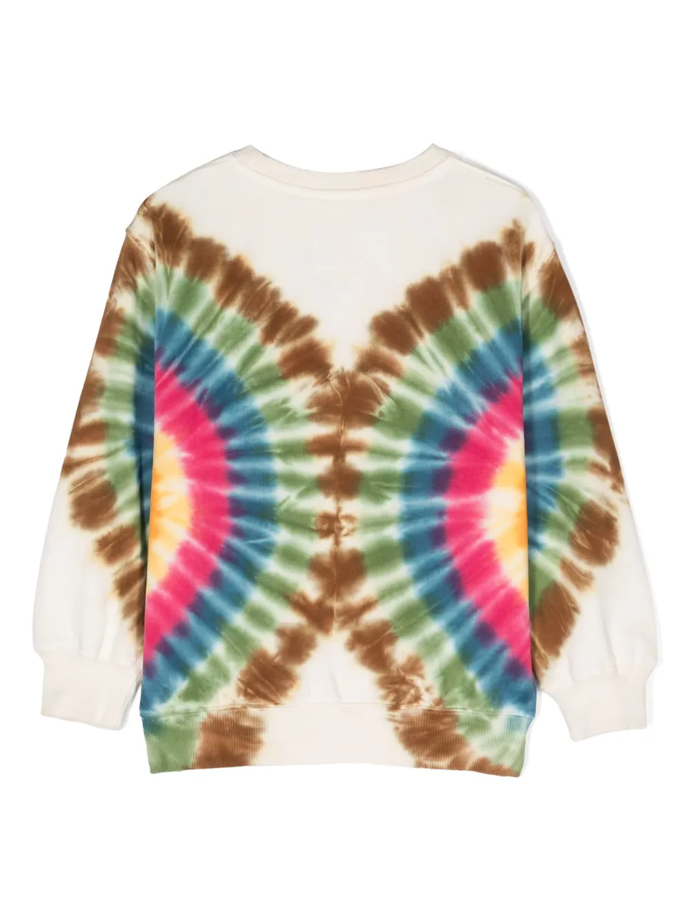 Molo Sweater met tie-dye print - Beige