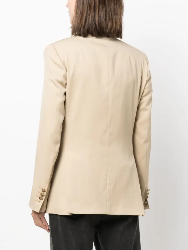 アウターその他 GOLDEN GOOSE Woman Blazer Beige GWP00829P00116935849 Golden Goose double-breasted Virgin Wool Blazer | Neutrals