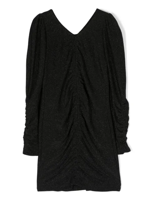 Monnalisa vestido fruncido con cuello en V