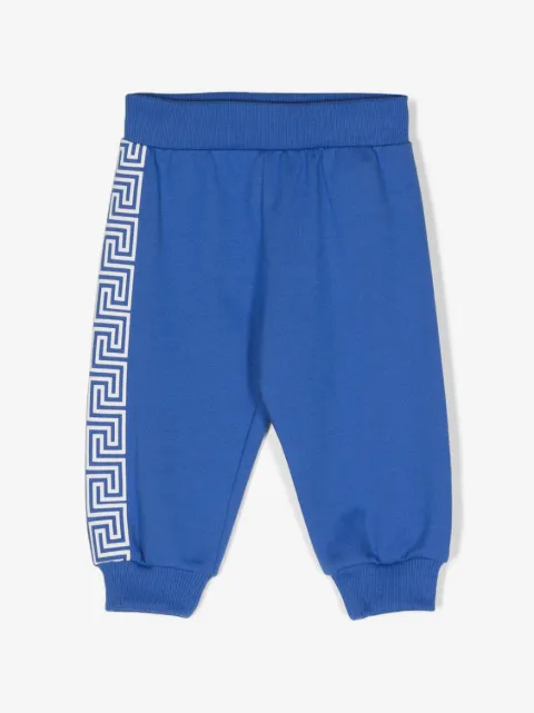 Versace Kids Greca-pattern cotton track pants
