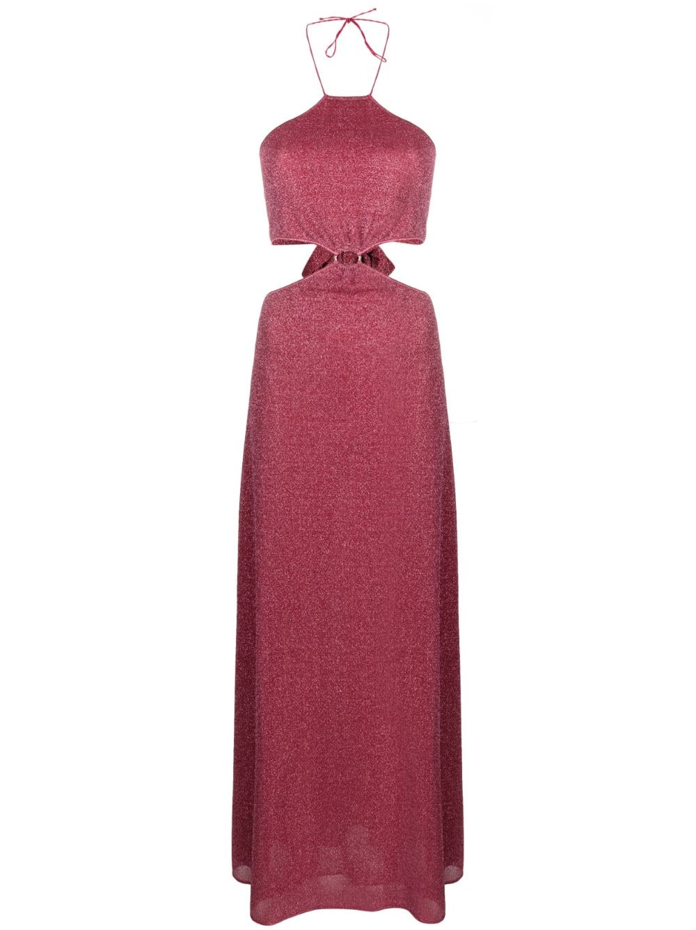 oséree robe longue lumière à dos nu - rose