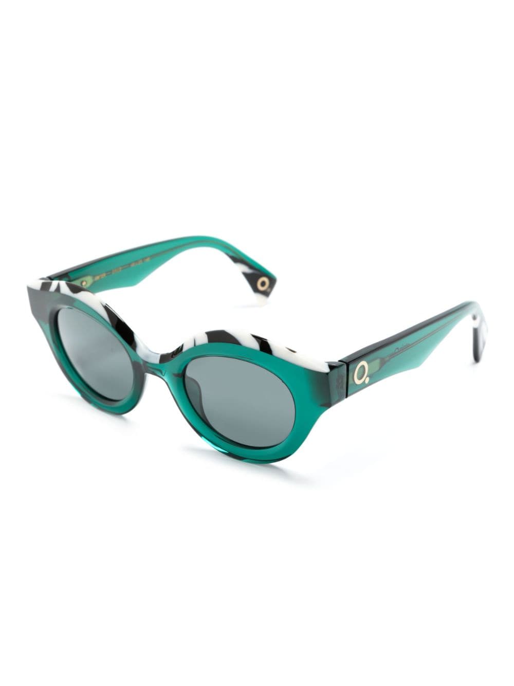 Etnia Barcelona Ester oval-frame sunglasses - Groen