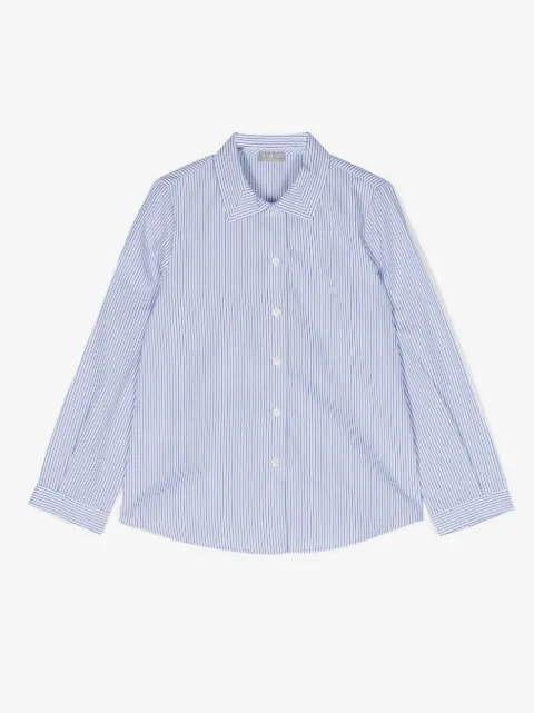Il Gufo Camisa risca de giz mangas longas