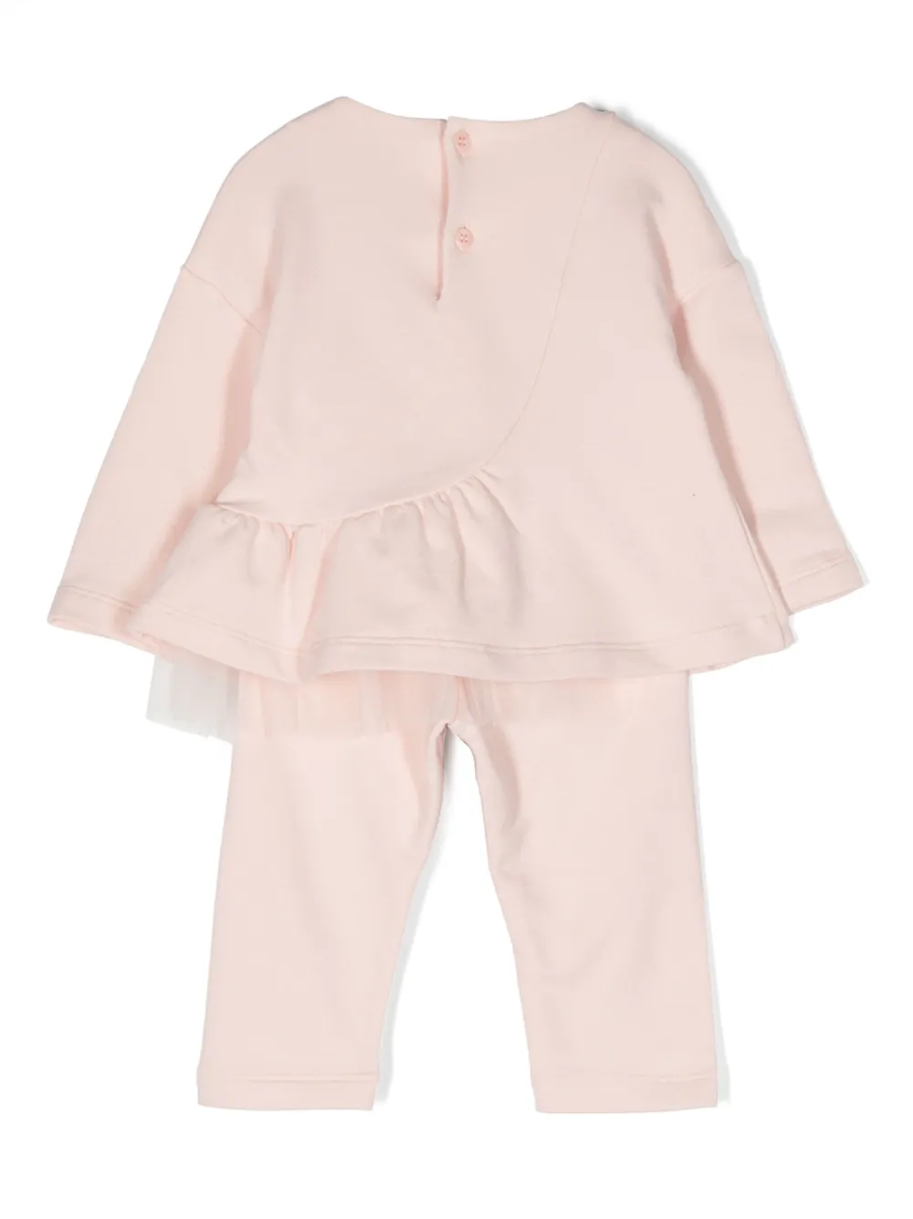 Il Gufo long-sleeve trouser sets (set of two) - Roze