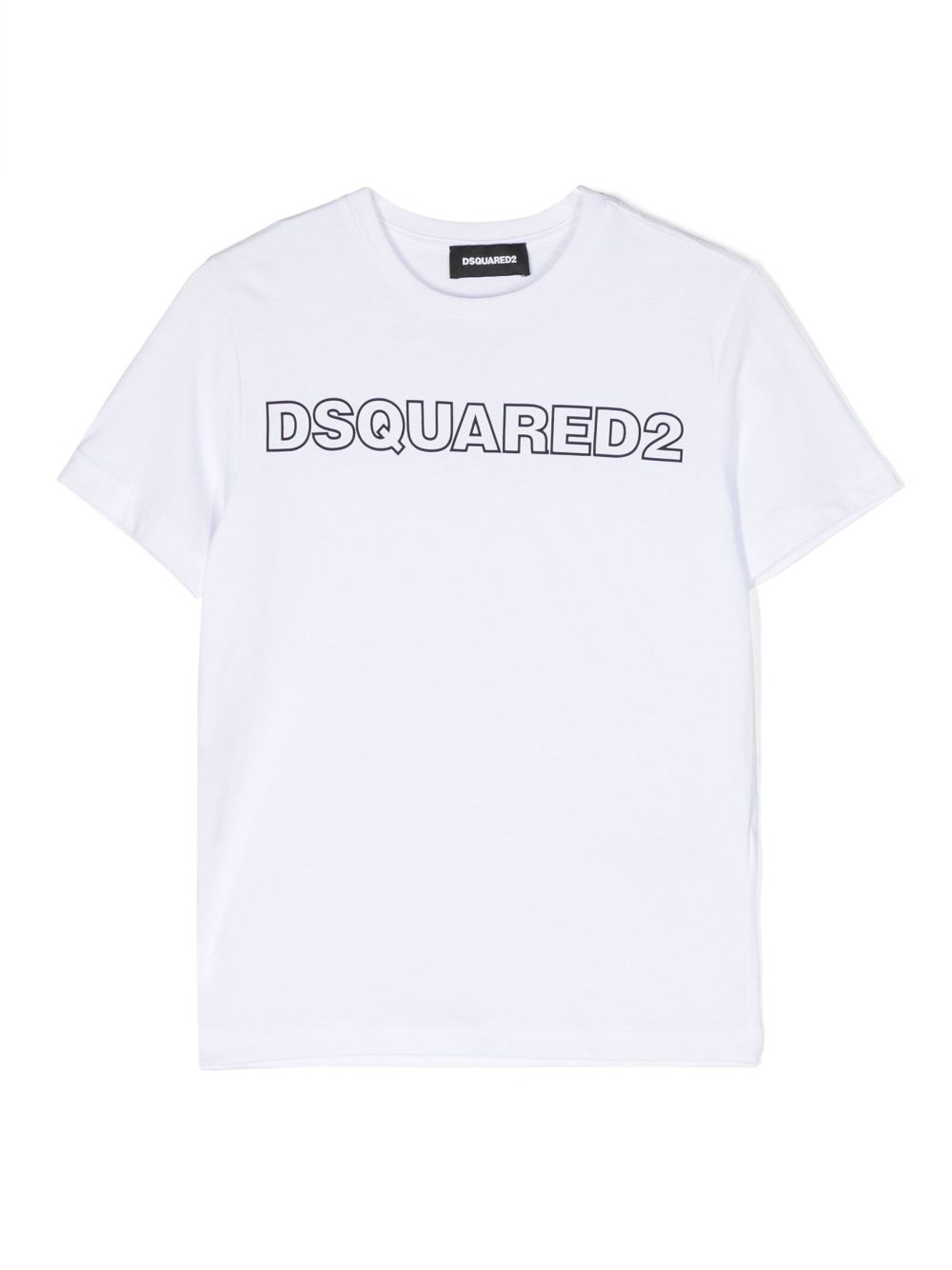 DSQUARED2 KIDS logo-print cotton T-shirt - White