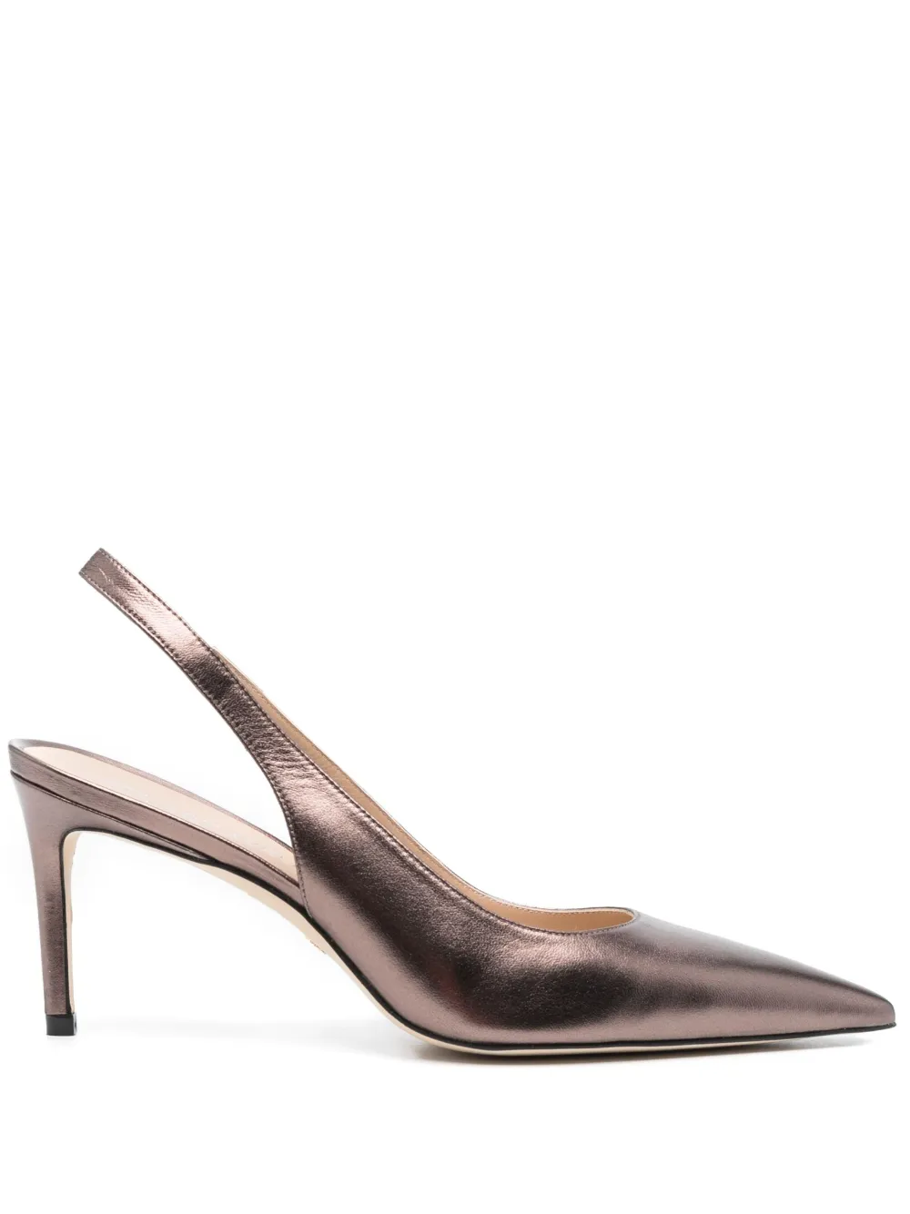 Stuart Weitzman Slingback 90mm pointed-toe pumps | Brown | Image 1
