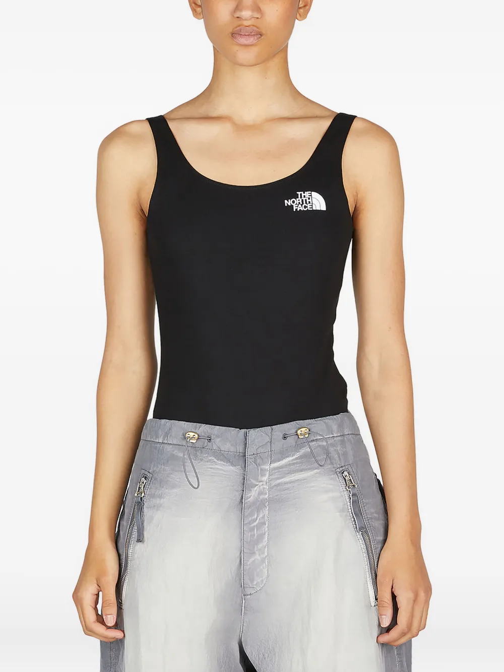The North Face Body con ricamo - Nero