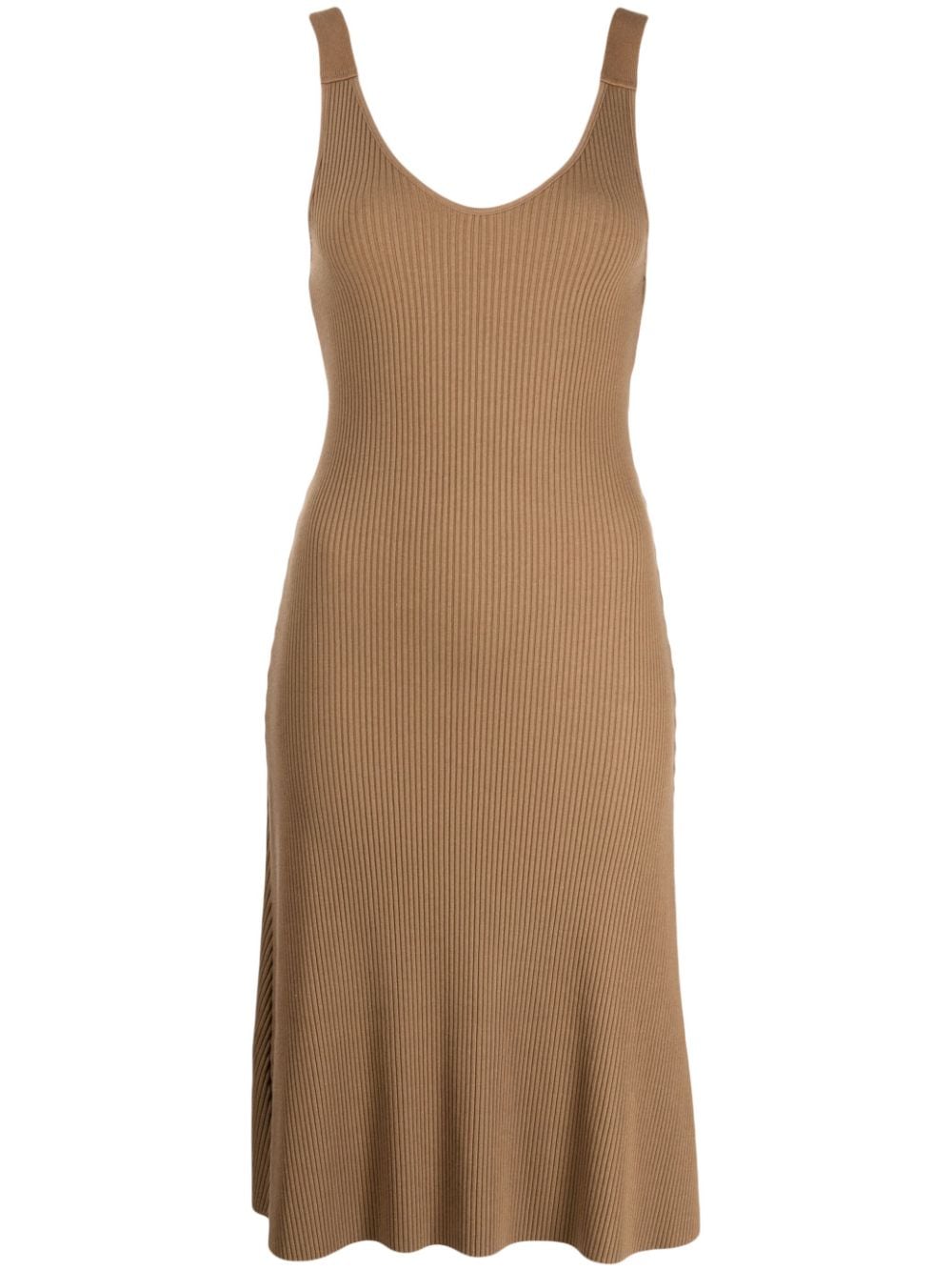 Vince ribbed-knit mid-length Dress - Farfetch