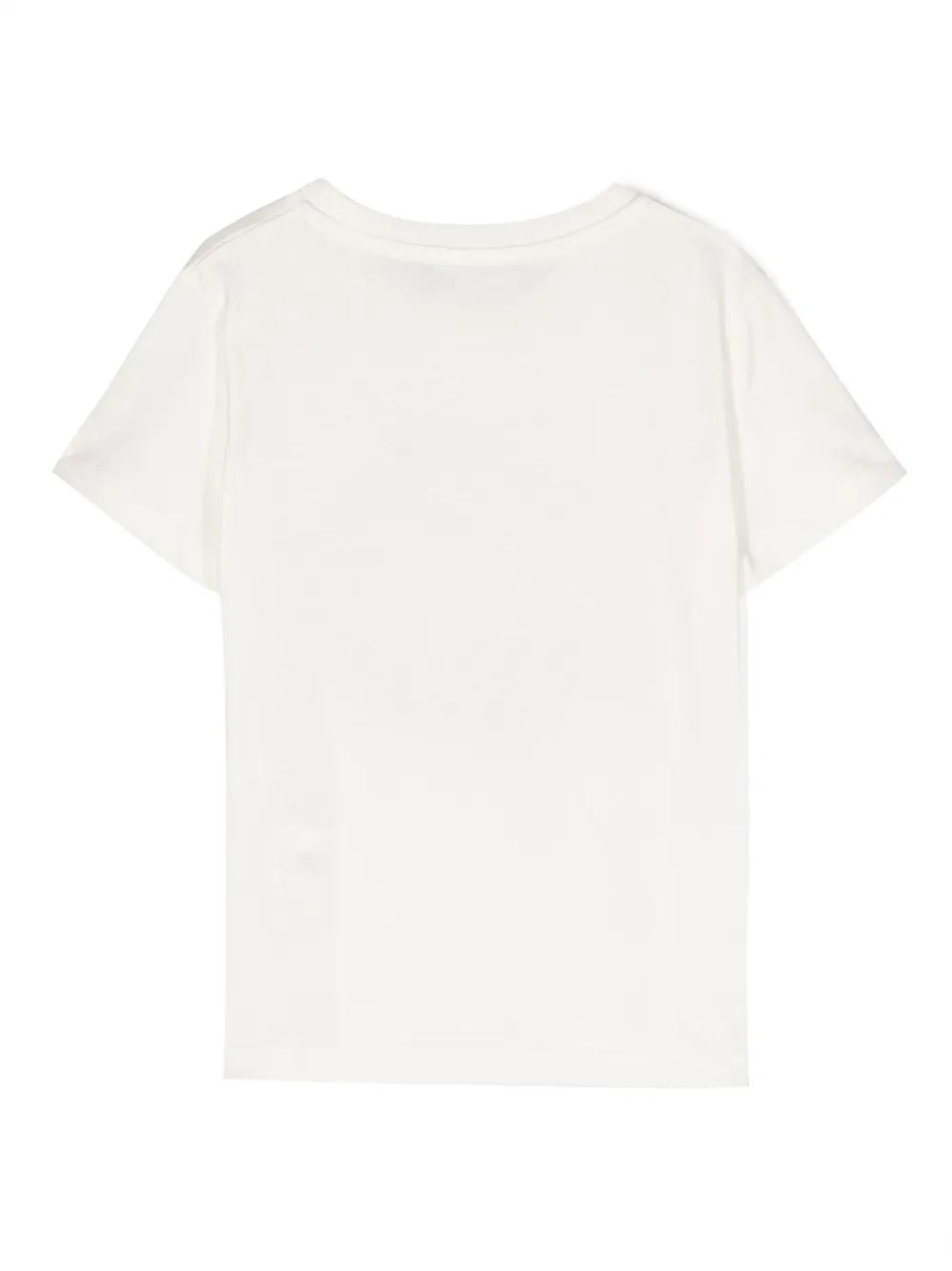 Versace Kids T-shirt met stras - Wit