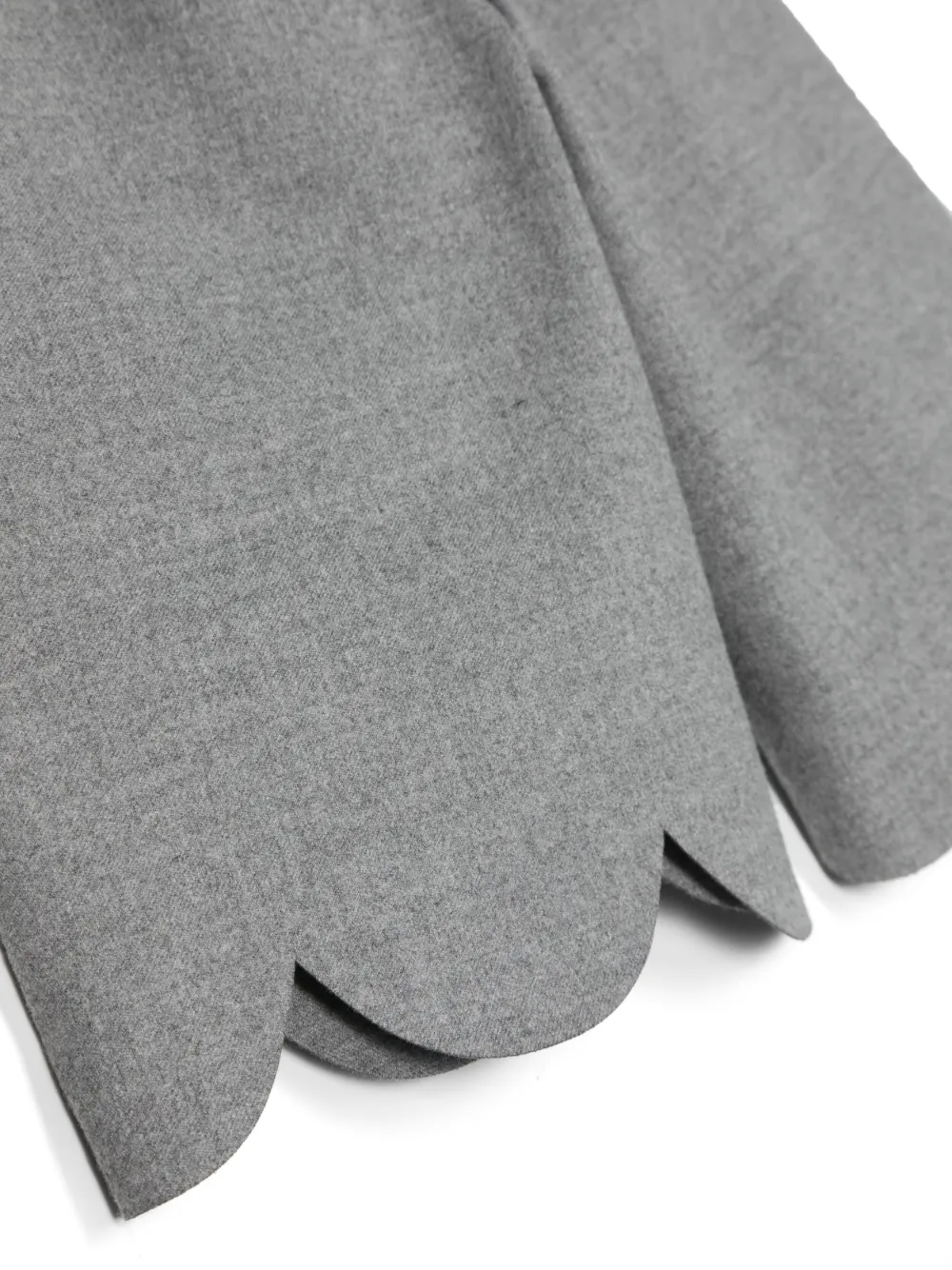 Scallop-Edge Trousers