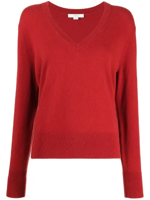 Vince V-neck wool-blend jumper