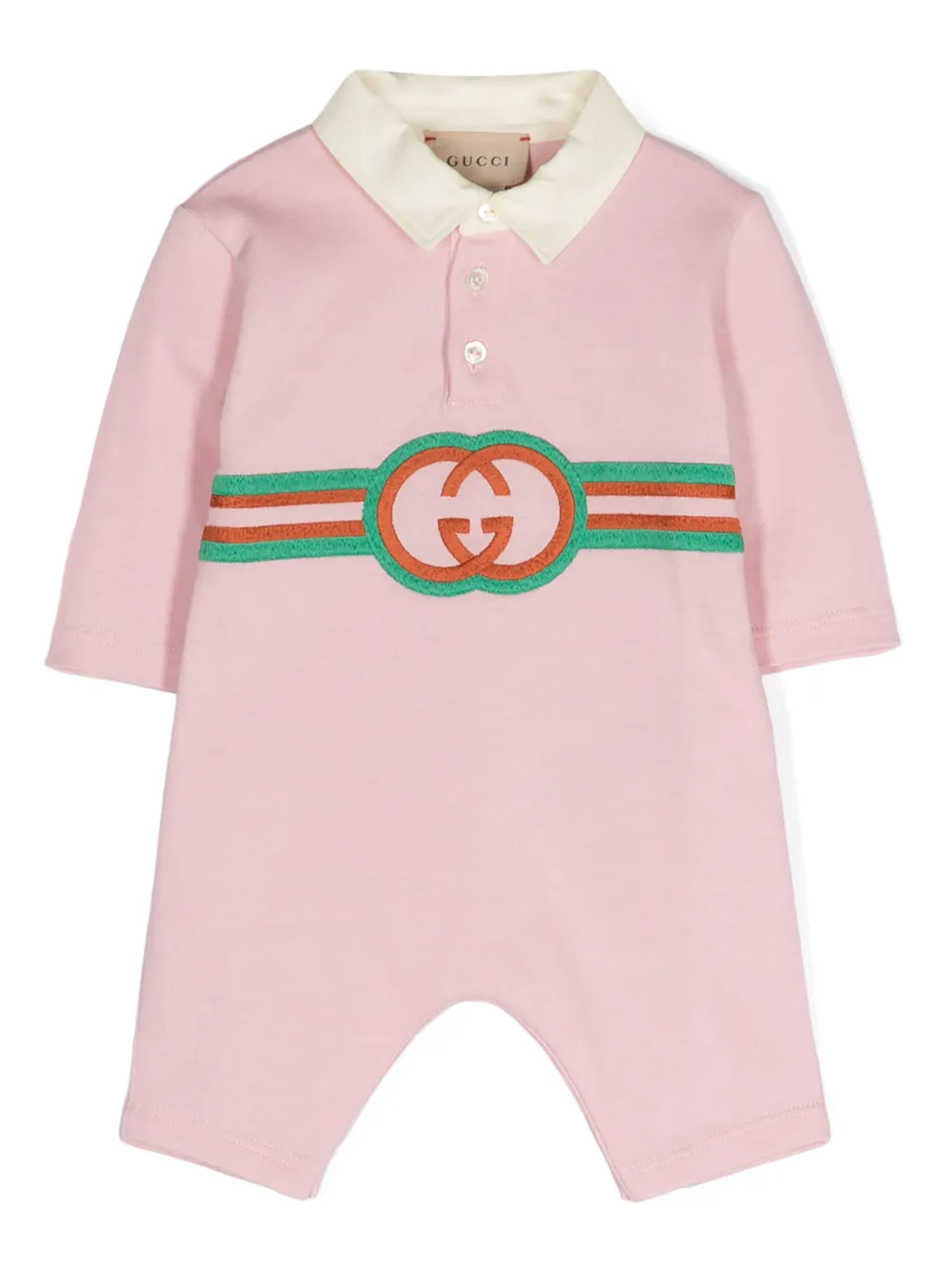 Gucci Kids インターロッキングG ベビーウェア - ピンク Gucci Kids インターロッキングG ベビーウェア - ピンク