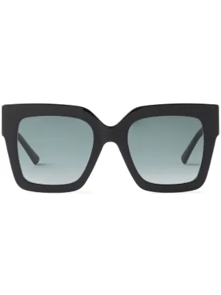 Jimmy Choo Eyewear Edna square-frame Sunglasses | Black