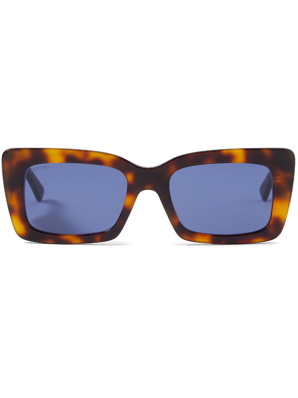 Jimmy Choo Eyewear Vita rectangle-frame sunglasses - Brown