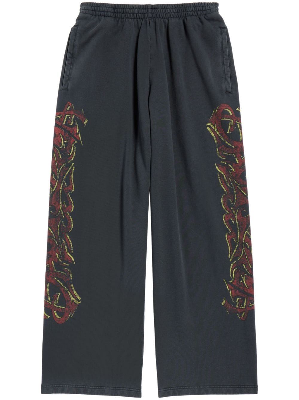 Buy Pants Balenciaga logo-waistband trousers (675482TOT03)