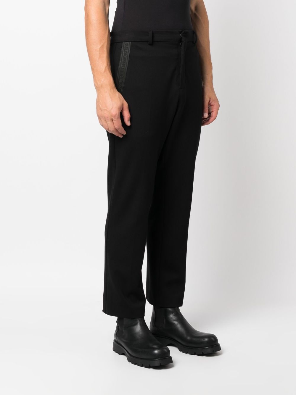 Karl Lagerfeld Straight pantalon Zwart