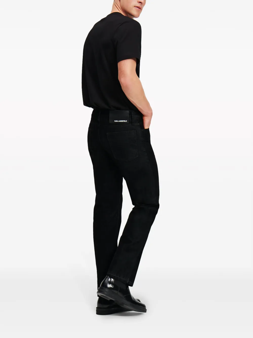Karl Lagerfeld Straight jeans Zwart