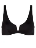 Karl Lagerfeld metallic bikini top - Black