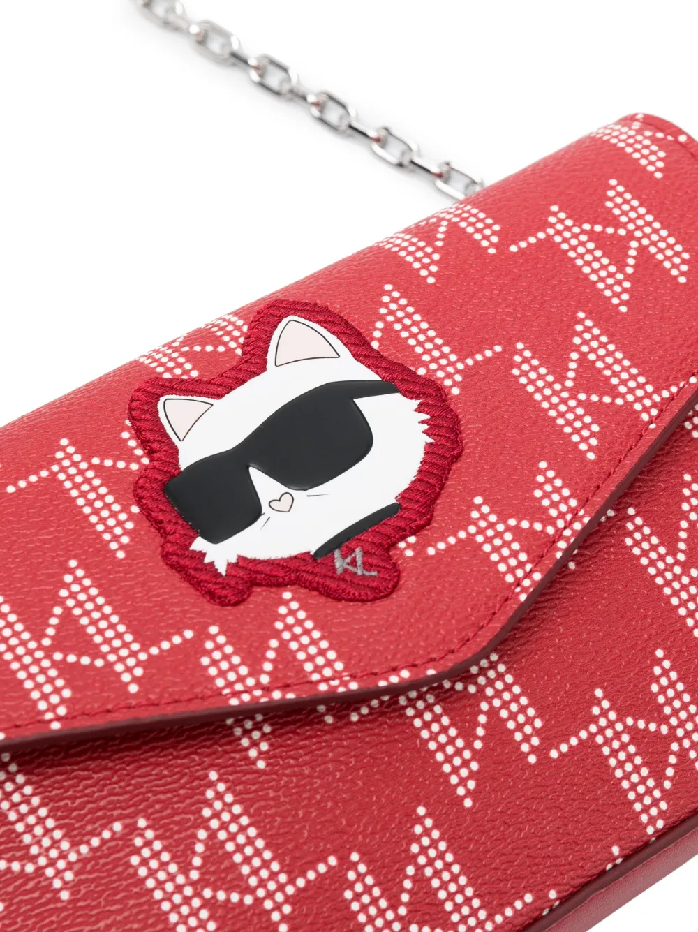 Karl Lagerfeld K Ikonik 2.0 crossbodytas Rood