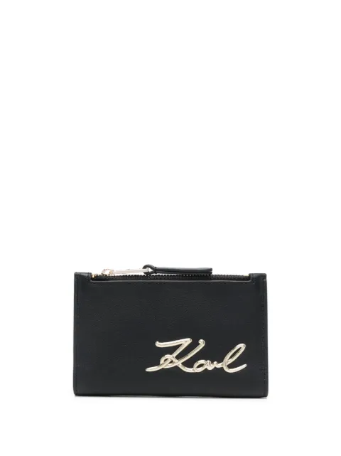 Karl Lagerfeld Signature Slim bi-fold card holder 240W3201997 - 0
