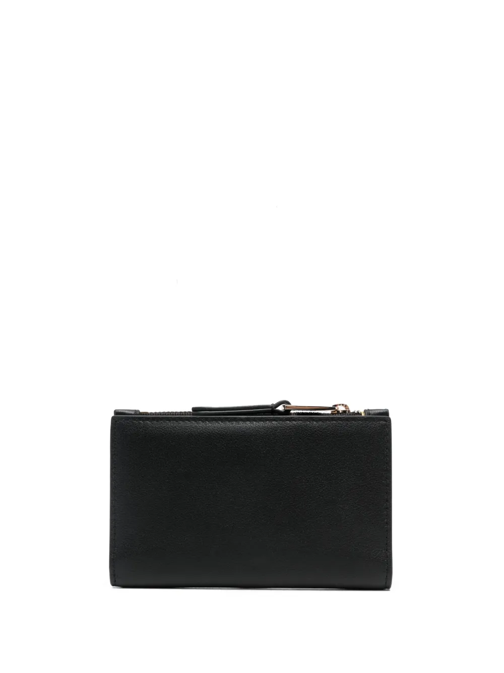 Shop Karl Lagerfeld Signature Slim Bi-fold Card Holder In Black