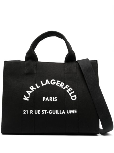 Karl Lagerfeld Rue St-Guillaume square tote bag
