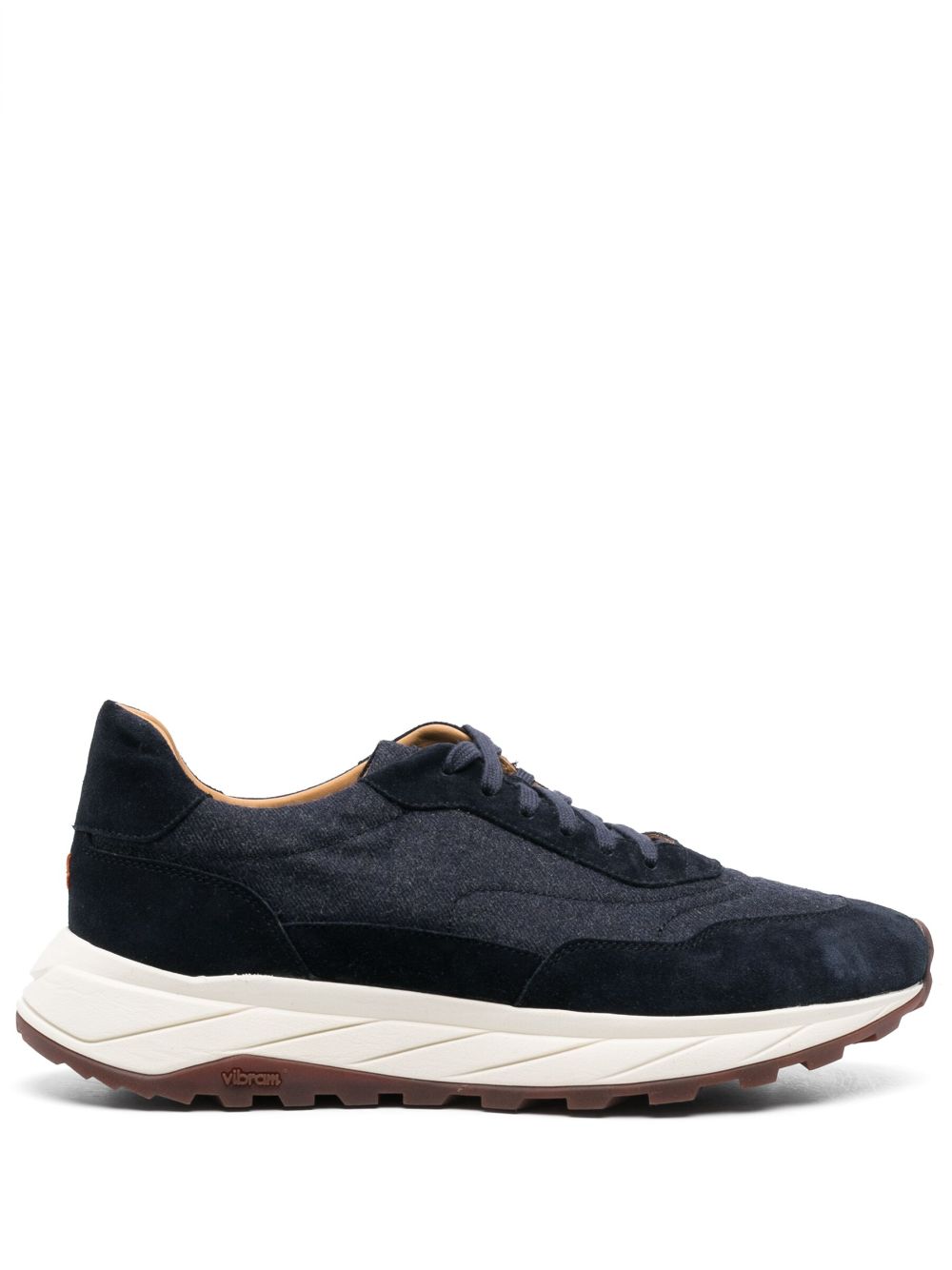 Henderson Baracco low-top suede sneakers - Blue