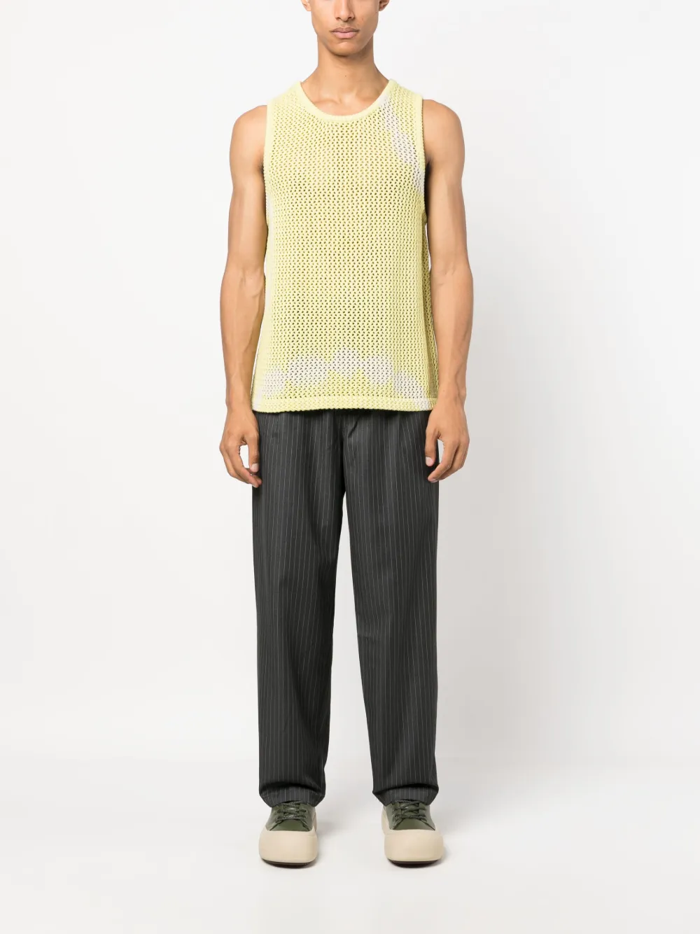 Stüssy Mouwloze top - Geel