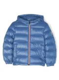 Moncler Enfant logo-patch padded jacket - Blue