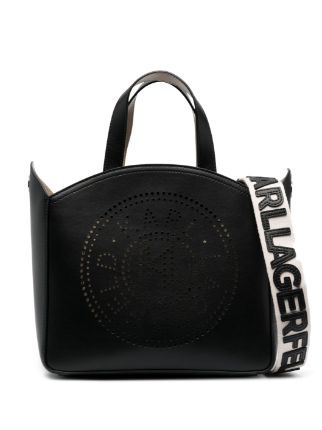 Karl Lagerfeld Perforated Logo Tote Bag - Farfetch