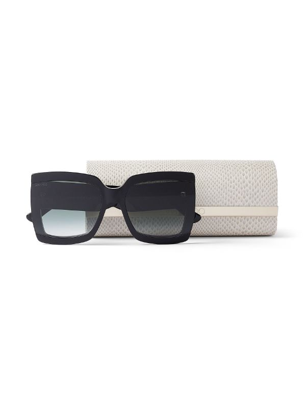 Jimmy Choo Eyewear Renee square-frame Sunglasses - Black