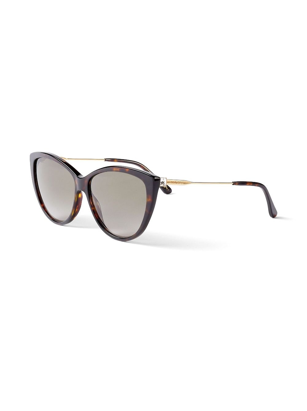 Jimmy Choo Eyewear Zonnebril met cat-eye montuur - Bruin