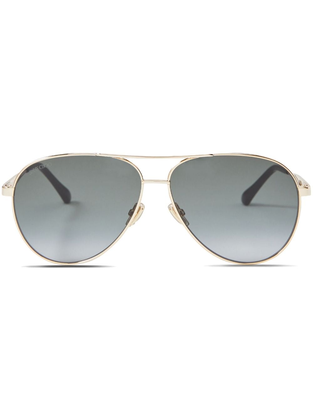 Jimmy Choo Eyewear Jimena zonnebril met piloten montuur Goud