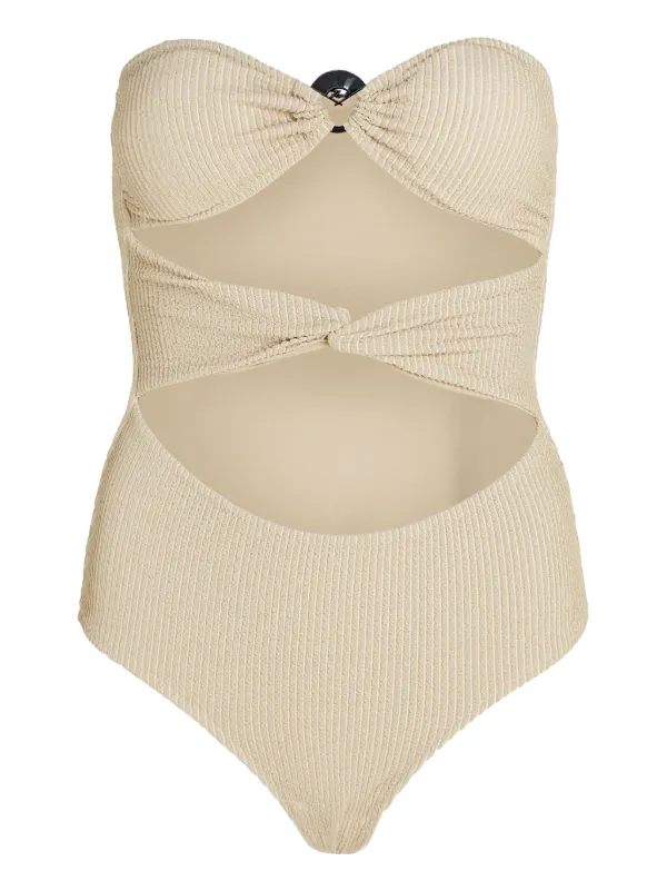 KARL LAGERFELD フラワハルタネック水着 A2W46006 999 FLOWER HALTER-NECK SWIMSUIT | Black | Women | KARL LAGERFELD