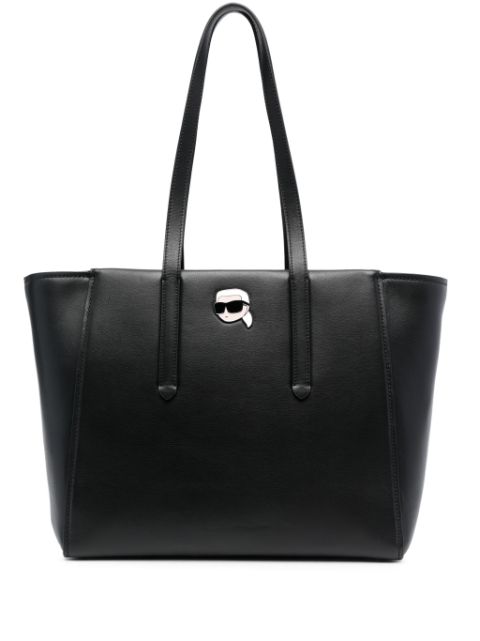 Karl Lagerfeld Ikon Pin leather tote bag WOMEN