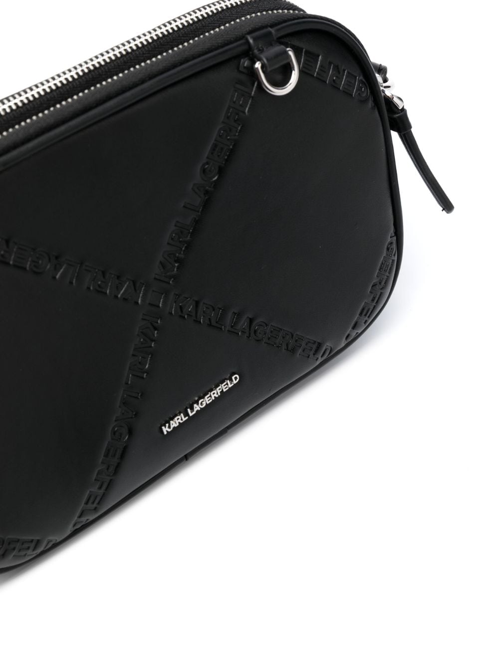 Shop Karl Lagerfeld K/ikonik 2.0 Crossbody Bag In Black