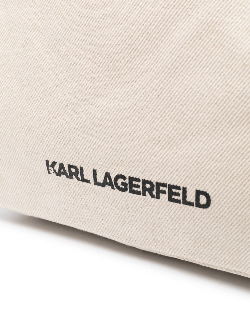 Shop Karl Lagerfeld K/signature Canvas Tote Bag In Neutrals