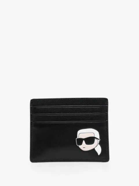 Karl Lagerfeld Ikon leather card holder