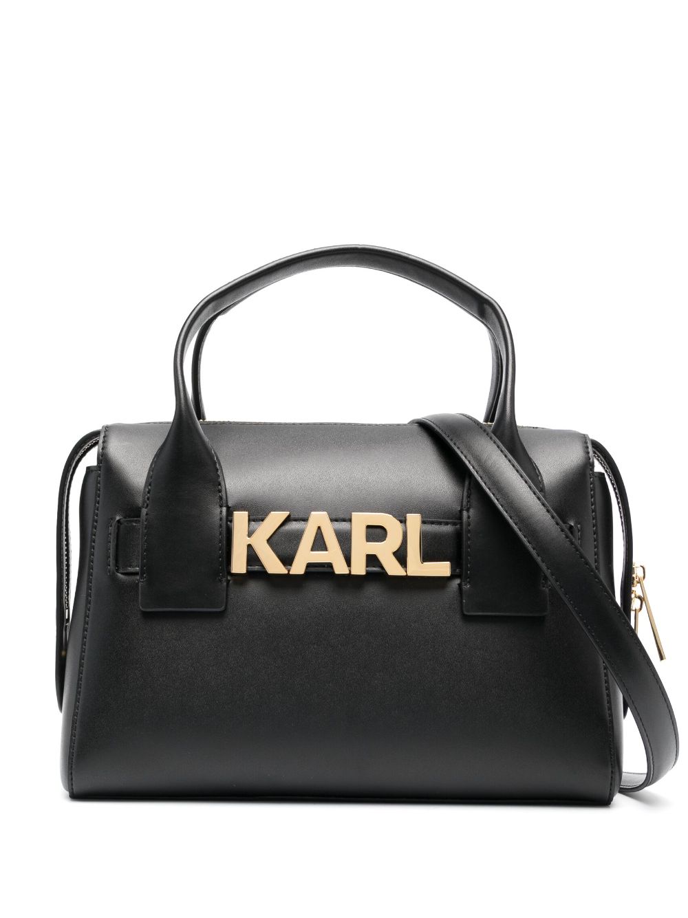 Karl Lagerfeld Small K/letters Tote Bag In Black