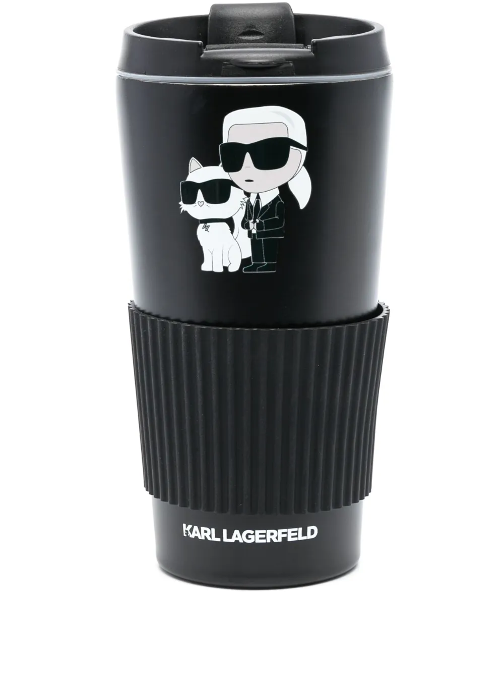 Karl Lagerfeld K/ikonik 2.0 Travel Cup In Black