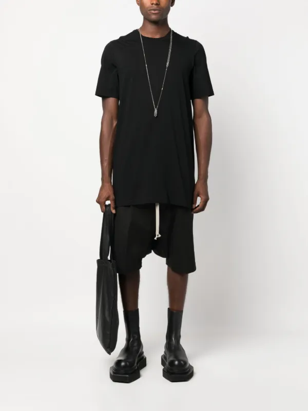 Rick Owens ドローストリング サルエルショーツ | ブラック | FARFETCH JP