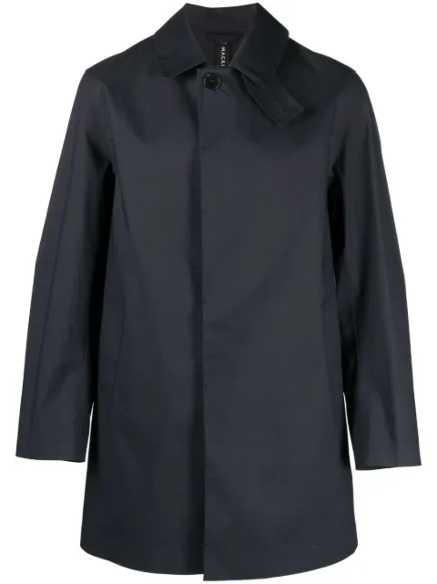 Mackintosh single-breasted cotton coat