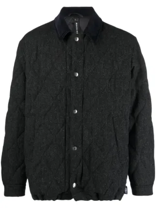Mackintosh Teeming ヘリンボーン コート | グレー | FARFETCH JP