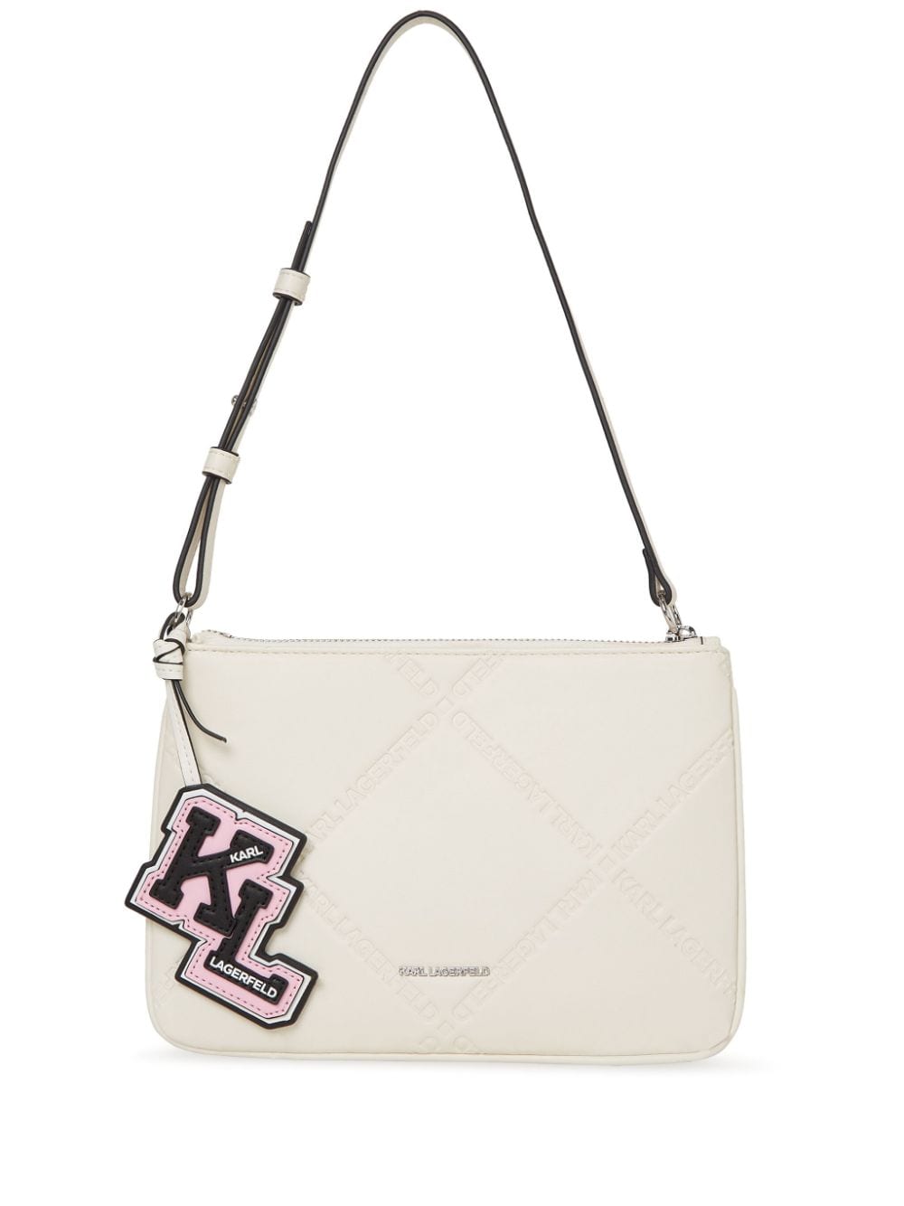 Karl Lagerfeld K/ikonik 2.0 Shoulder Bag In Neutrals