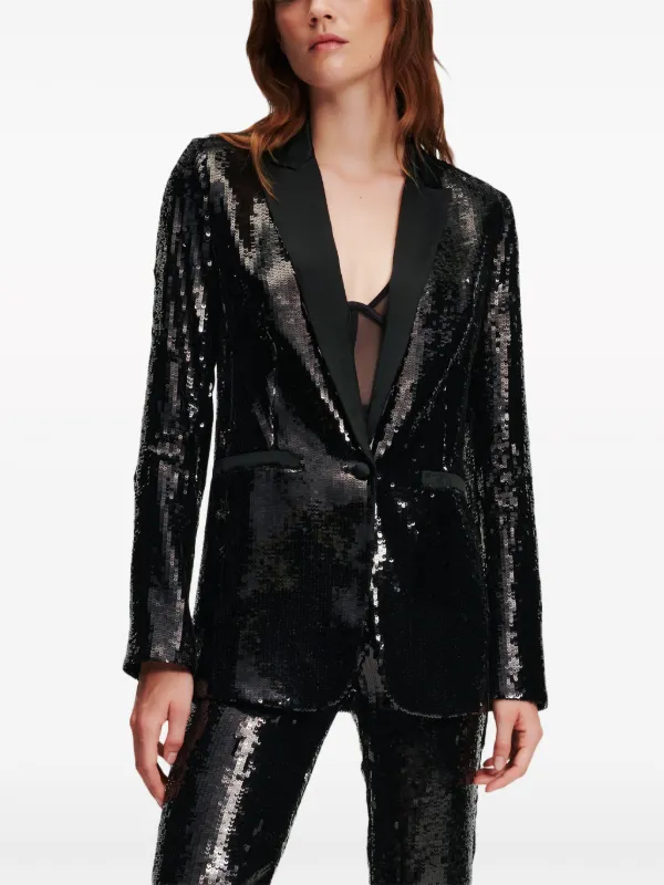 Glitter best sale blazer zara