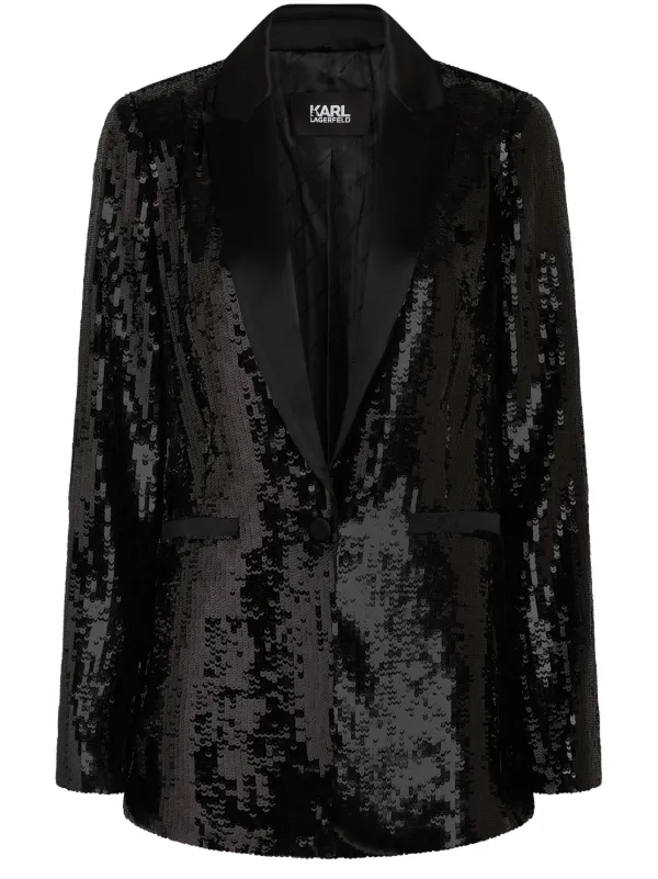 White sequin blazer on sale