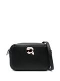 Karl Lagerfeld Ikonik Pin leather camera bag - Black