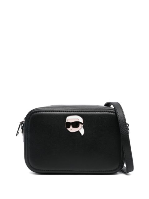 Karl Lagerfeld Ikon Pin leather camera bag WOMEN