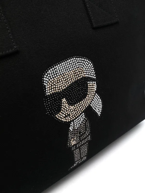 Karl Lagerfeld K/Ikonik 2.0 Rhinestone Tote - Farfetch